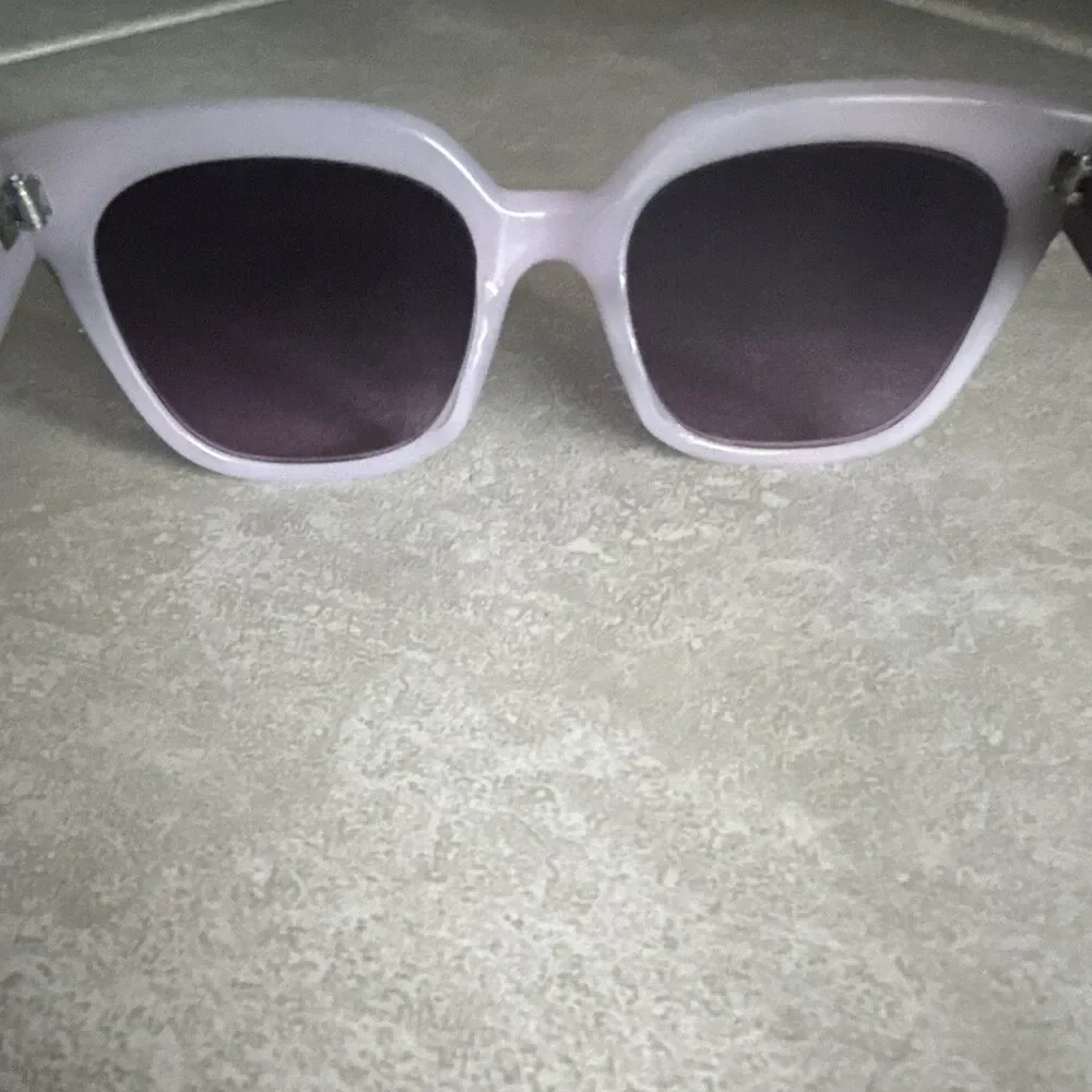 BCBGeneration BG3070CE Women's Cat Eye Sunglasses Black Frame Purple Gradient